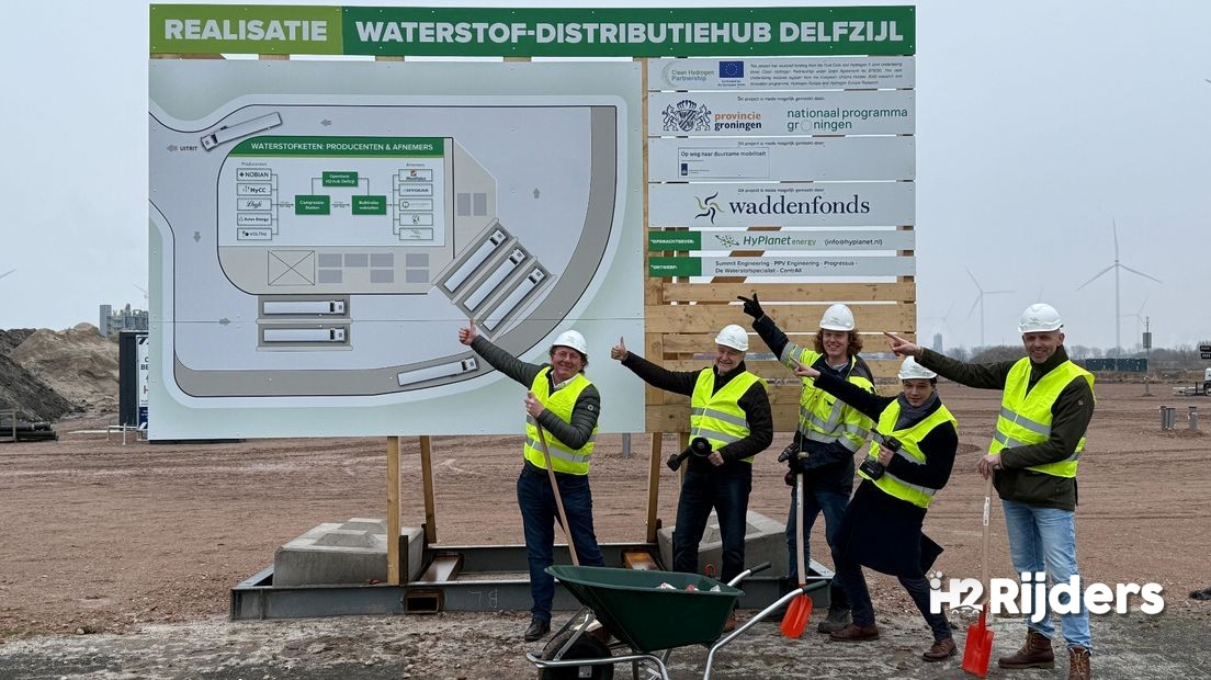Delfzijl hydrogen hub takes shape: 4,000 kilos a day, ready for the road
